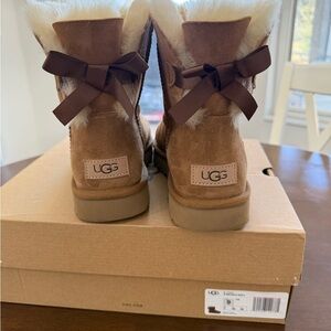 UGG Mini Bailey Bow II Water Resistant Booties